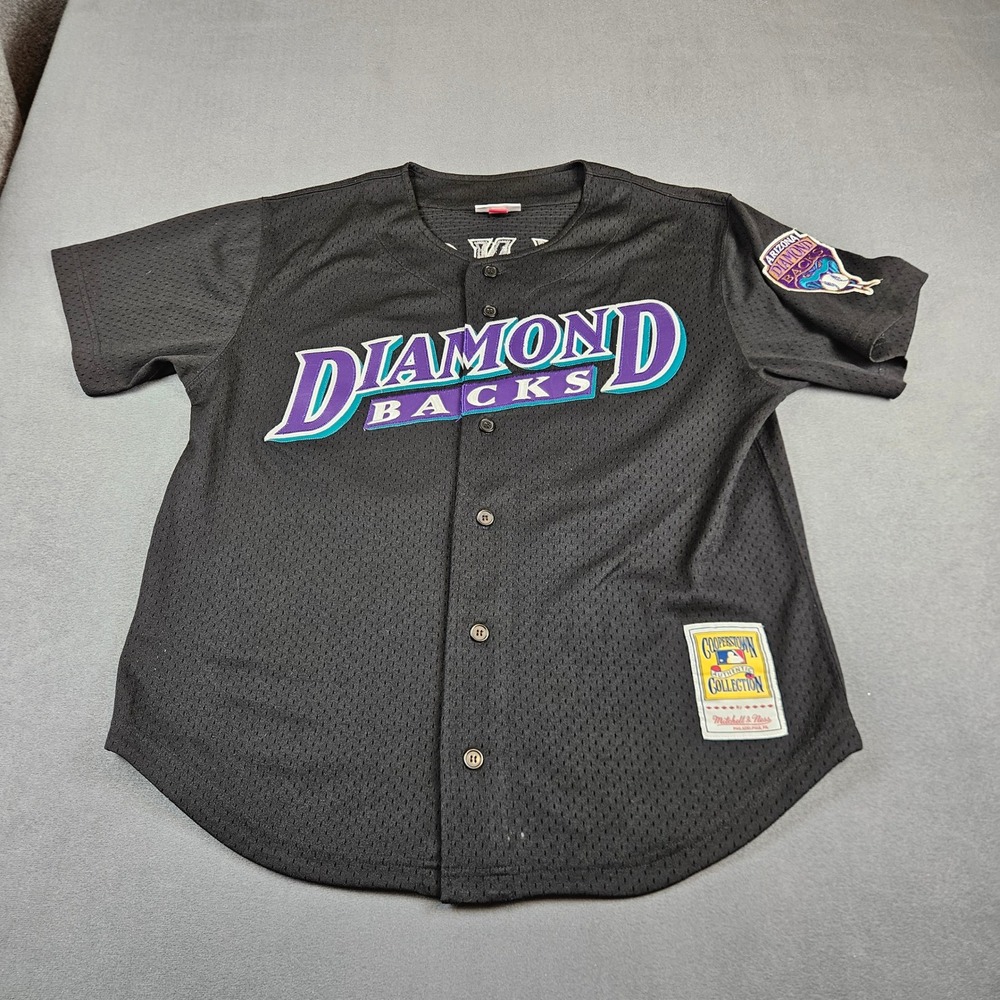Mitchell & Ness Randy Johnson Arizona Diamondbacks 1999 Jersey Black Mesh 51 L
